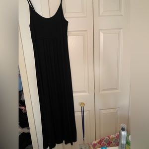 Calvin Klein black maxi dress